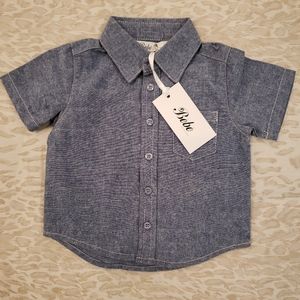 BÉBÉ Chambray Shirt NWT 3-6M